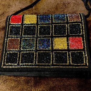 Beaded evening bag